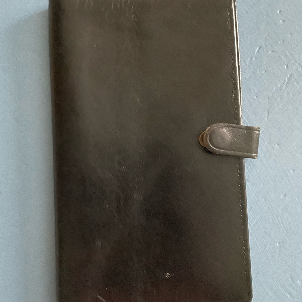 Vintage black wallet for men